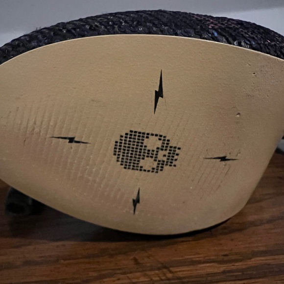 Iron Fist Digi Skull Black/Pink Sequin Platform Pumps Size 7 - Picture 13 of 14